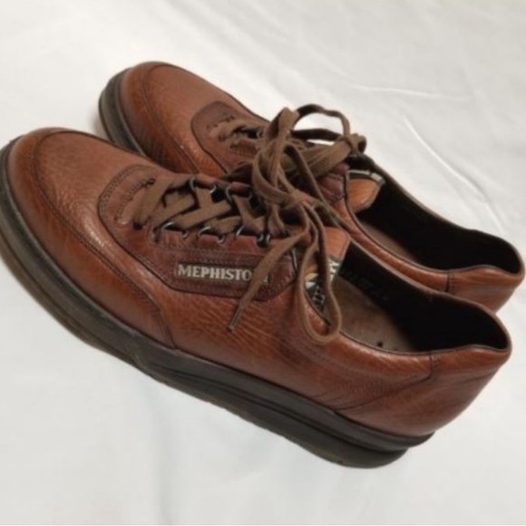 Mephisto Shoes - Mephisto Brown Leather Shoes